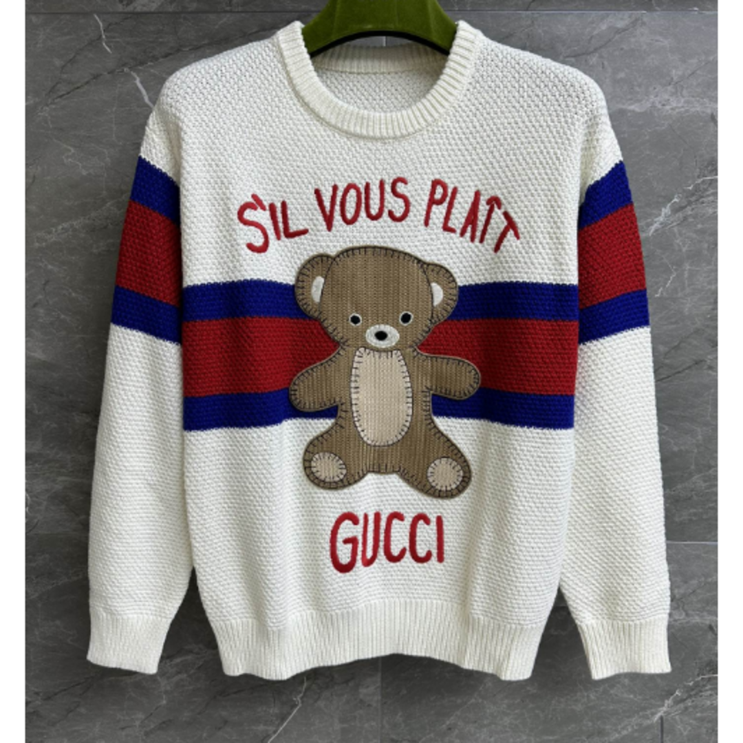 GUCCI （グッチ）くまの刺繍セーター