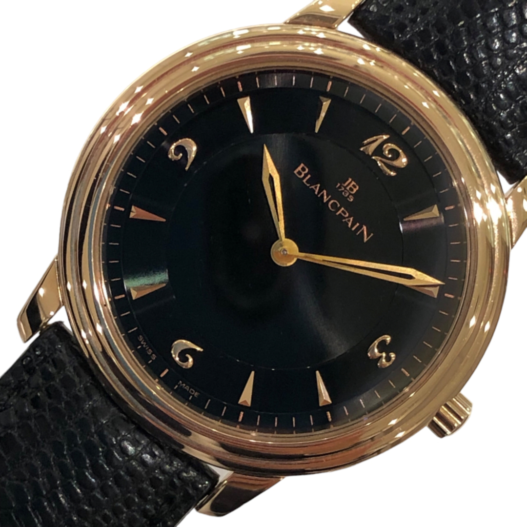 メンズブランパン BLANCPAIN ニュークラシック 2021-3630-55 ブラック K18PG メンズ 腕時計