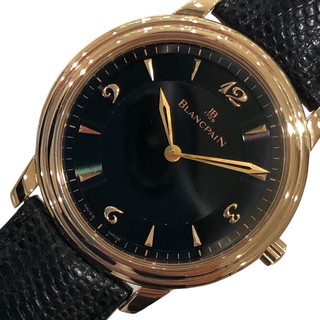 ブランパン(BLANCPAIN)の　ブランパン BLANCPAIN ニュークラシック 2021-3630-55 ブラック K18PG メンズ 腕時計(その他)