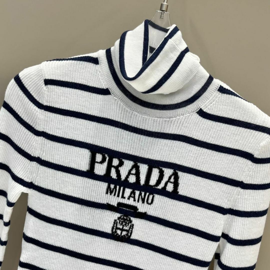 23SS☆PRADA バージンウール タートルネックセーター