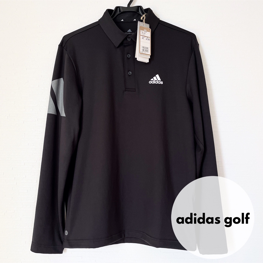 adidas(アディダス)の2022秋冬 adidas golf ビッグロゴ ポロシャツ アディダス ゴルフ スポーツ/アウトドアのゴルフ(ウエア)の商品写真