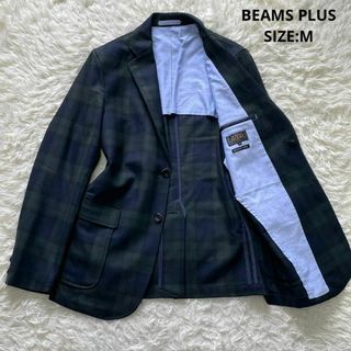 BEAMS PLUS - ビームス プラス チェック柄フランネル3ボタンジャケット