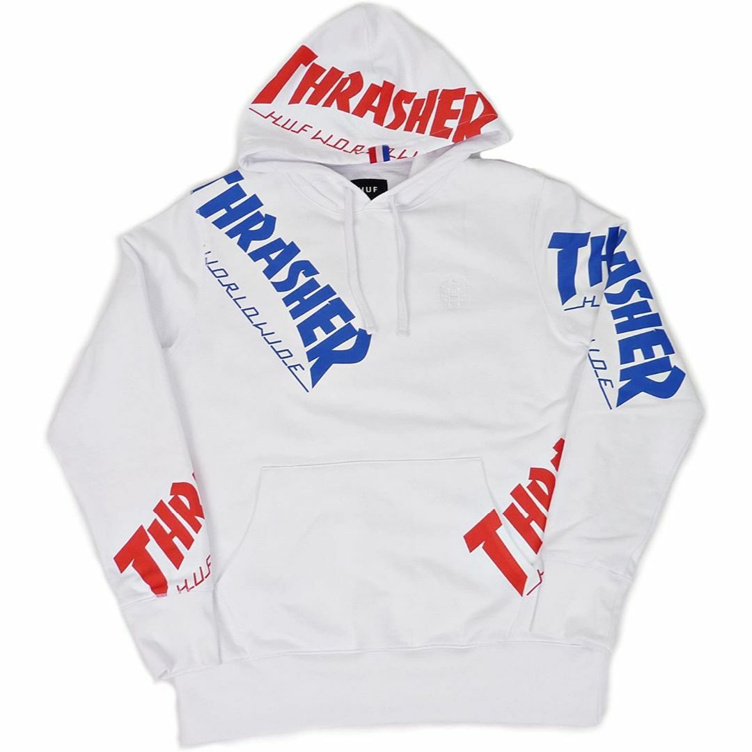 HUF ハフ THRASHER TDS 半袖 Tシャツ ホワイト L