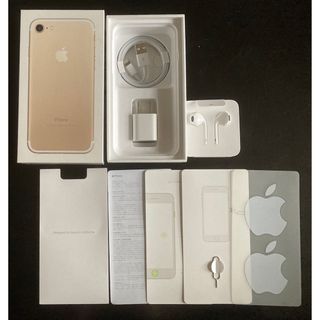 アイフォーン(iPhone)のiPhone7 箱　未使用付属品（イヤホン、充電ケーブル、ACアダプター）(その他)