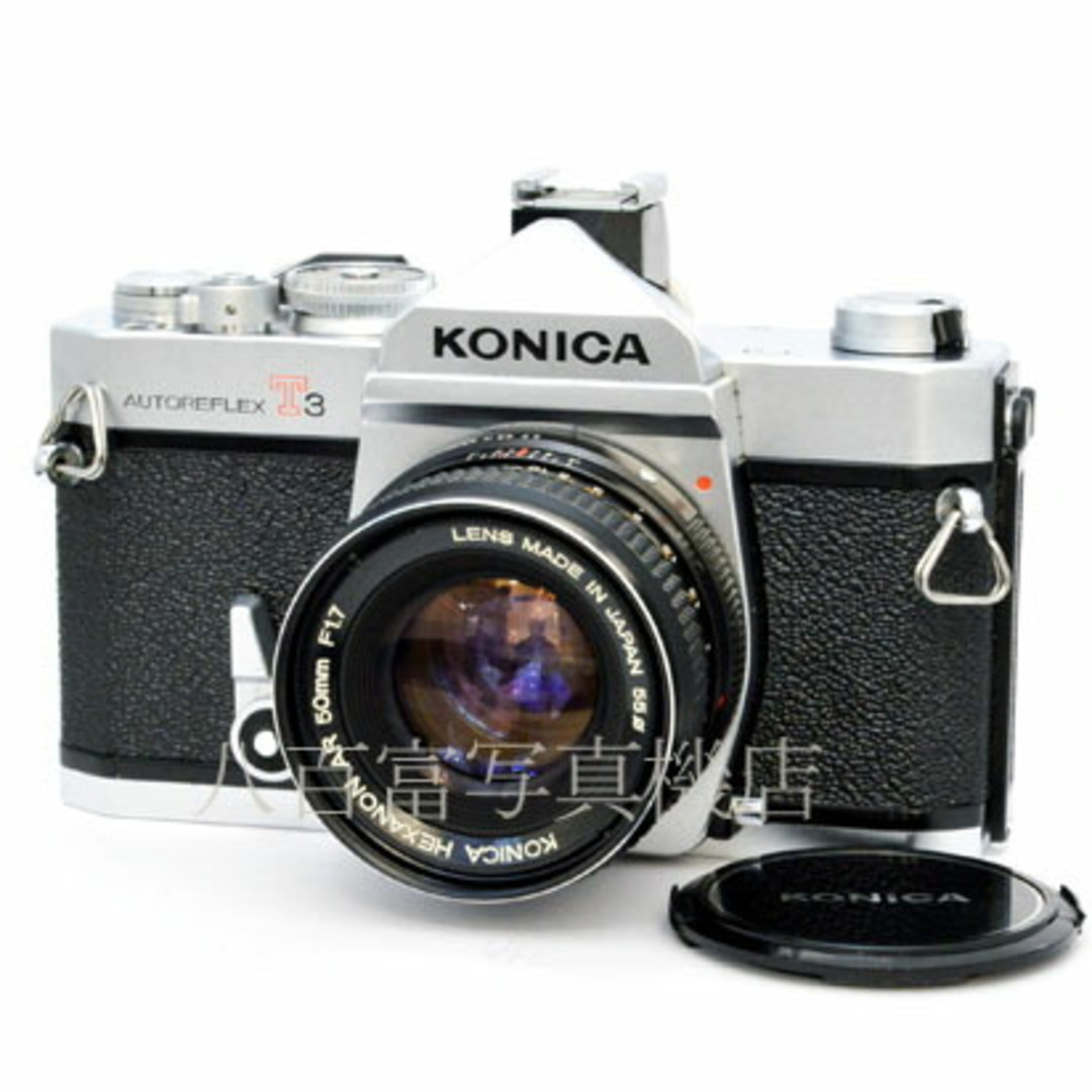 コニカ　オートレフレックスT3 シルバー 50mm F1.7 セット KONICA　 AUTOREFLEX  フイルムカメラ　47765