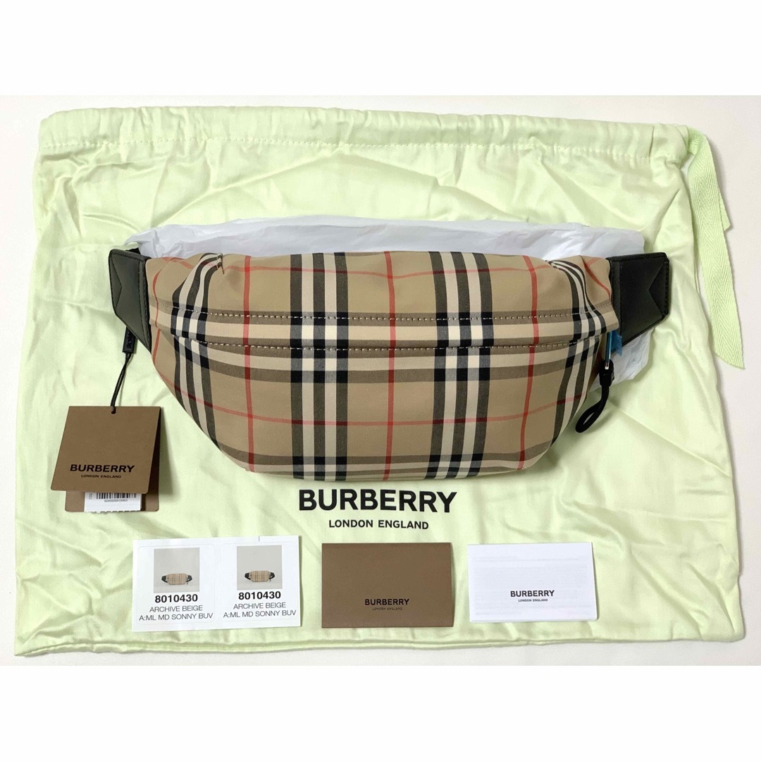 BURBERRY - 新品《 BURBERRY 》Vintage Check Bumbag バムバッグの通販