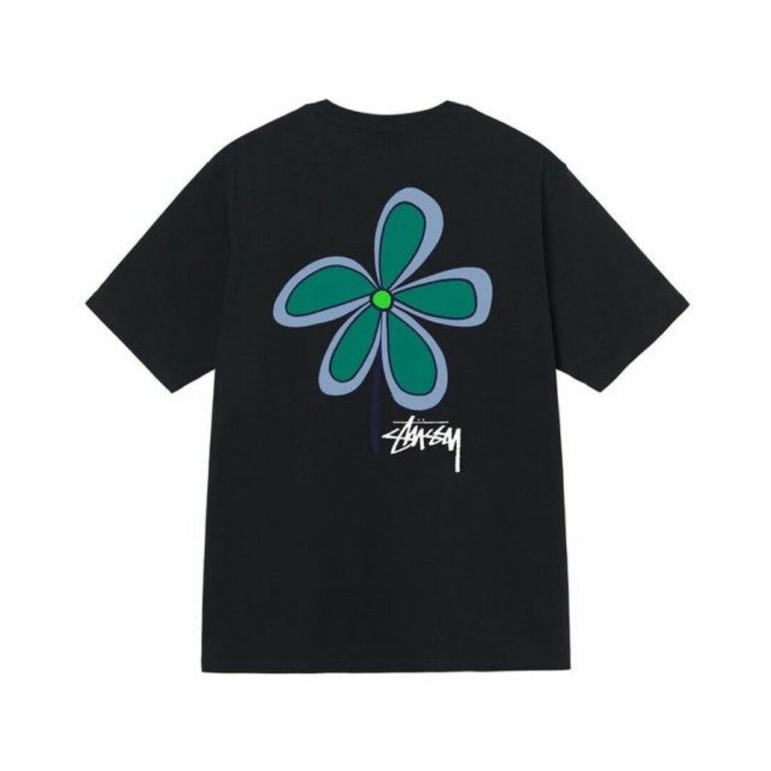 【夏物処分セール♬】 Stussy Flower Tee Mサイズ 黒