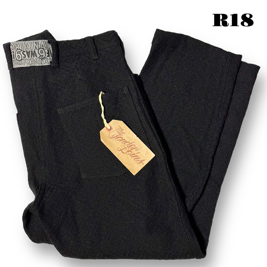 希少品! TENDERLOIN トラウザー メルトン パンツ ブラック 黒 XS | フリマアプリ ラクマ
