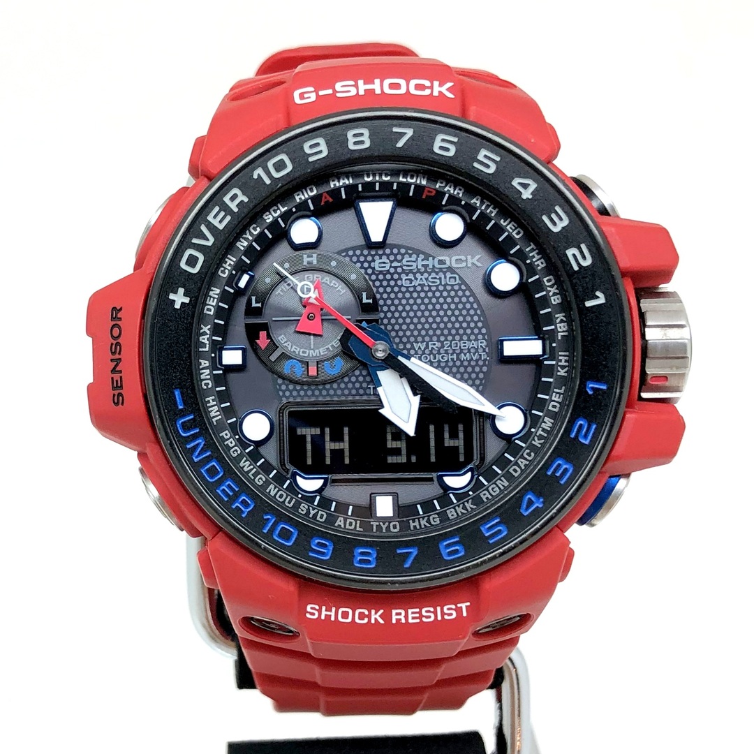 CASIO G-SHOCK GWN-1000RD　ガルフマスター 電波ソーラー