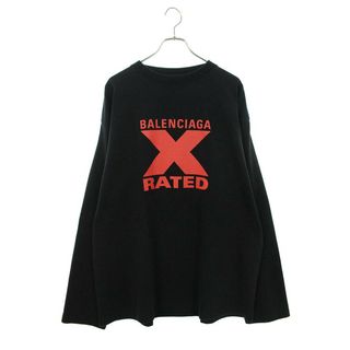 バレンシアガ(Balenciaga)のバレンシアガ  20SS  620970 TIVA7 X RATEDプリントオーバーサイズ長袖カットソー メンズ XS(Tシャツ/カットソー(七分/長袖))