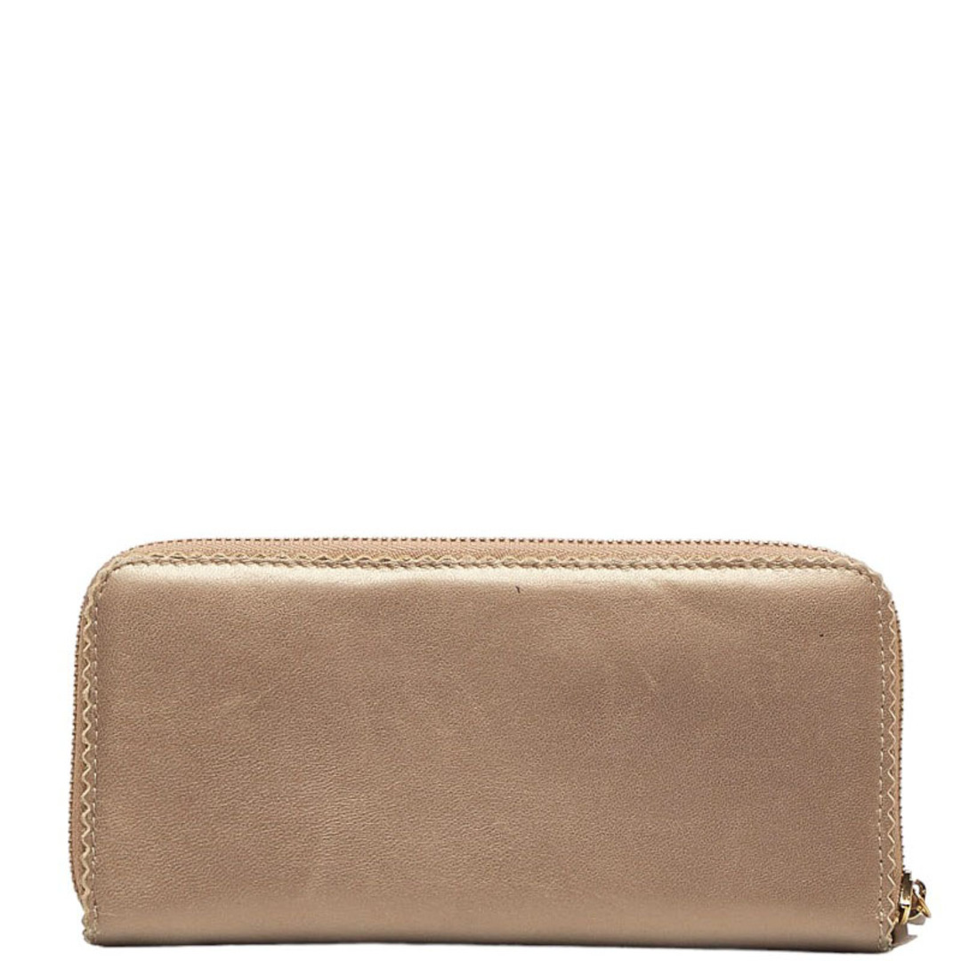 LOEWE - ロエベ アナグラム ミニタッセル ゴールド金具 長財布 レザー