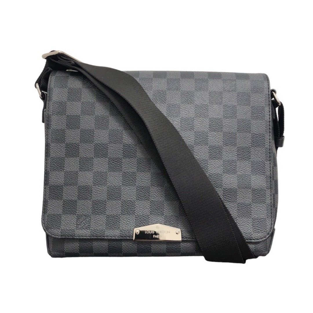 ルイ・ヴィトン LOUIS VUITTON ディストリクトPM N40349 ダミエ・グラフィット ダミエ・グラフィット キャンバス メンズ ショルダーバッグ