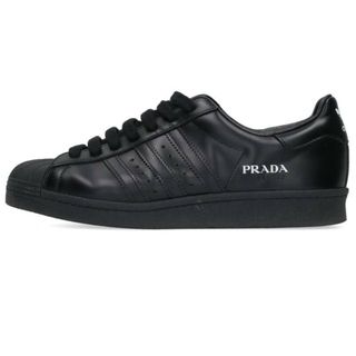 プラダ(PRADA)のプラダ ×アディダス adidas  2EG321 Super Star スーパースターローカットレザースニーカー メンズ 26cm(スニーカー)