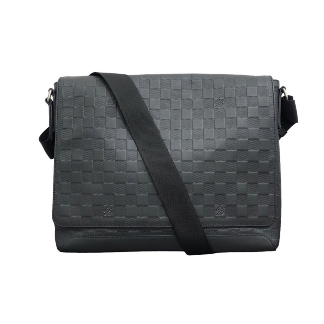 ルイ・ヴィトン LOUIS VUITTON ディストリクトMM  N41029 黒 ダミエ・アンフィニ メンズ ショルダーバッグ