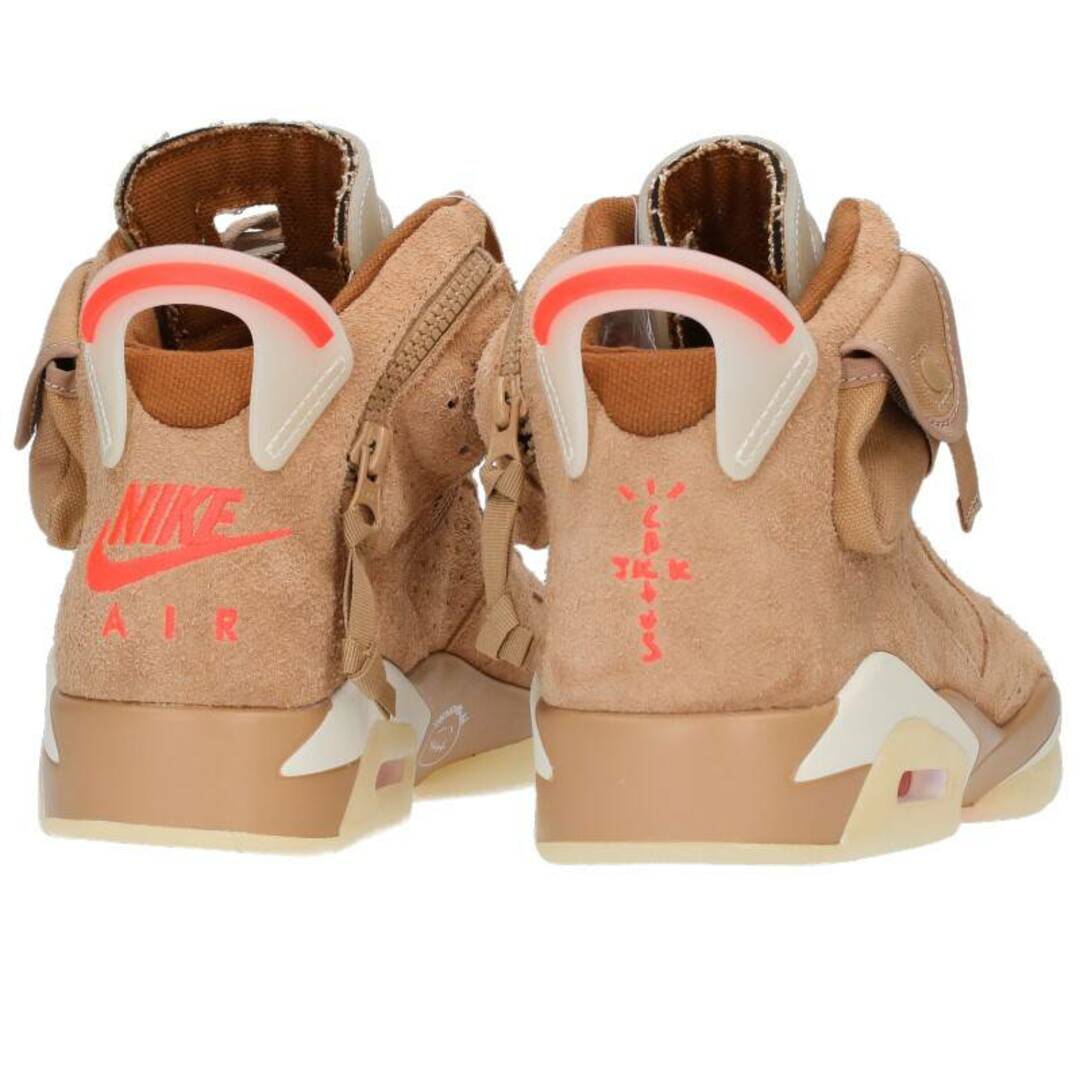 ナイキ ×トラヴィススコット Travis Scott  AIR JORDAN 6 SP BRITISH KHAKI DH0690-200 エアジョーダン6ブリティッシュカーキスニーカー メンズ 27cm