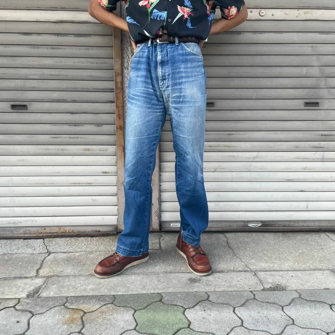 希少 良色 USA製 80s Wrangler 8441OSD INDIGO - デニム/ジーンズ