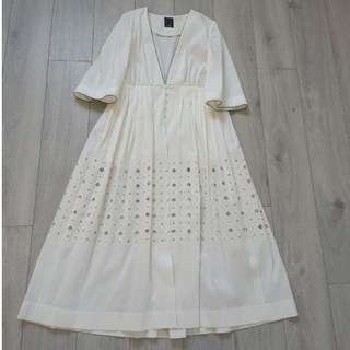 ミナペルホネン(mina perhonen)のanemone dress(ひざ丈ワンピース)