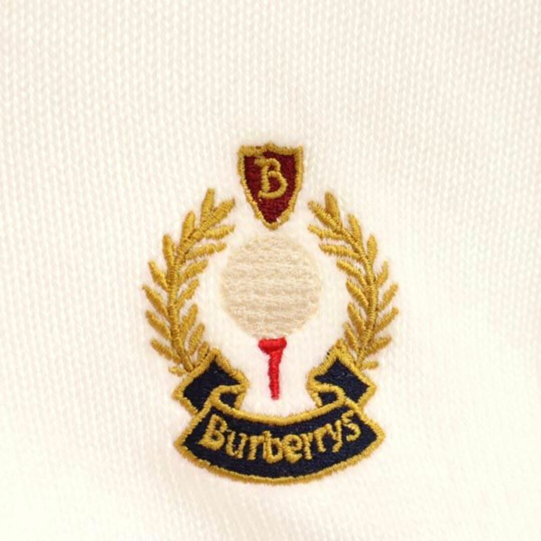 BURBERRY - バーバリーズ 90s オールド Vネック ニット 42 白