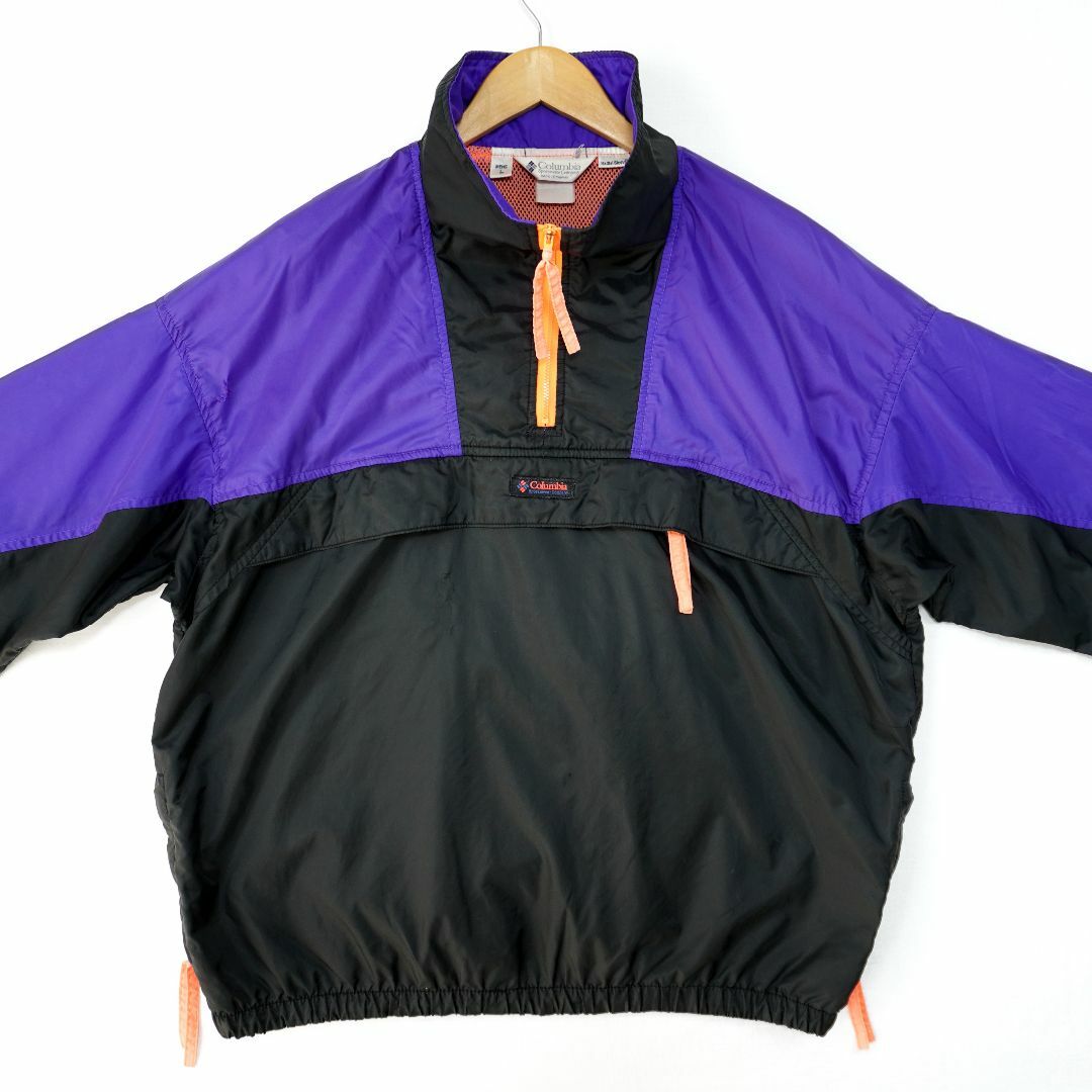 Columbia(コロンビア)のColumbia Half-Zip Nylon Jacket 1990s L メンズのジャケット/アウター(ナイロンジャケット)の商品写真