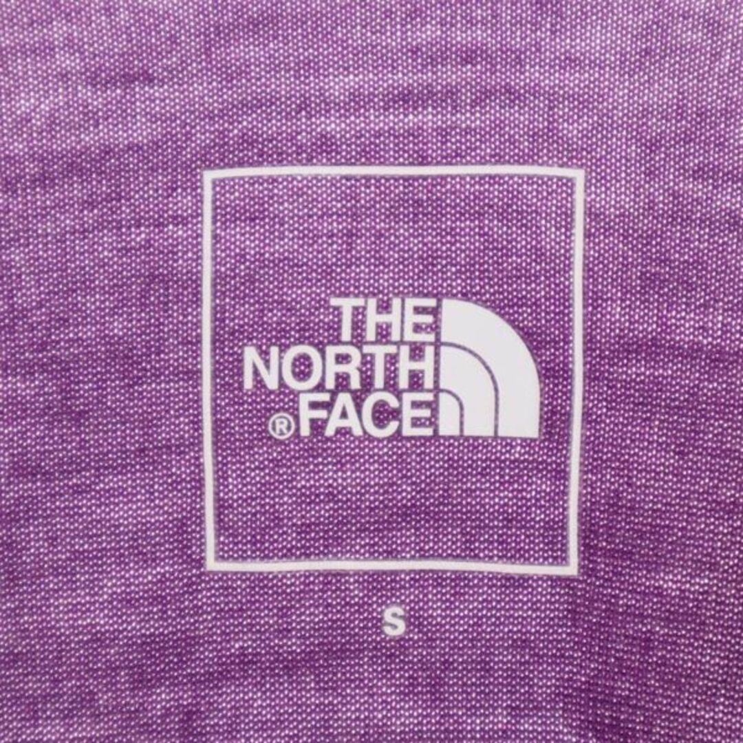 ノースフェイス ウールブレンド NT62174 アウトドア バックプリント 長袖 Tシャツ S 紫 THE NORTH FACE ロンT メンズ   【230914】 メール便可 7