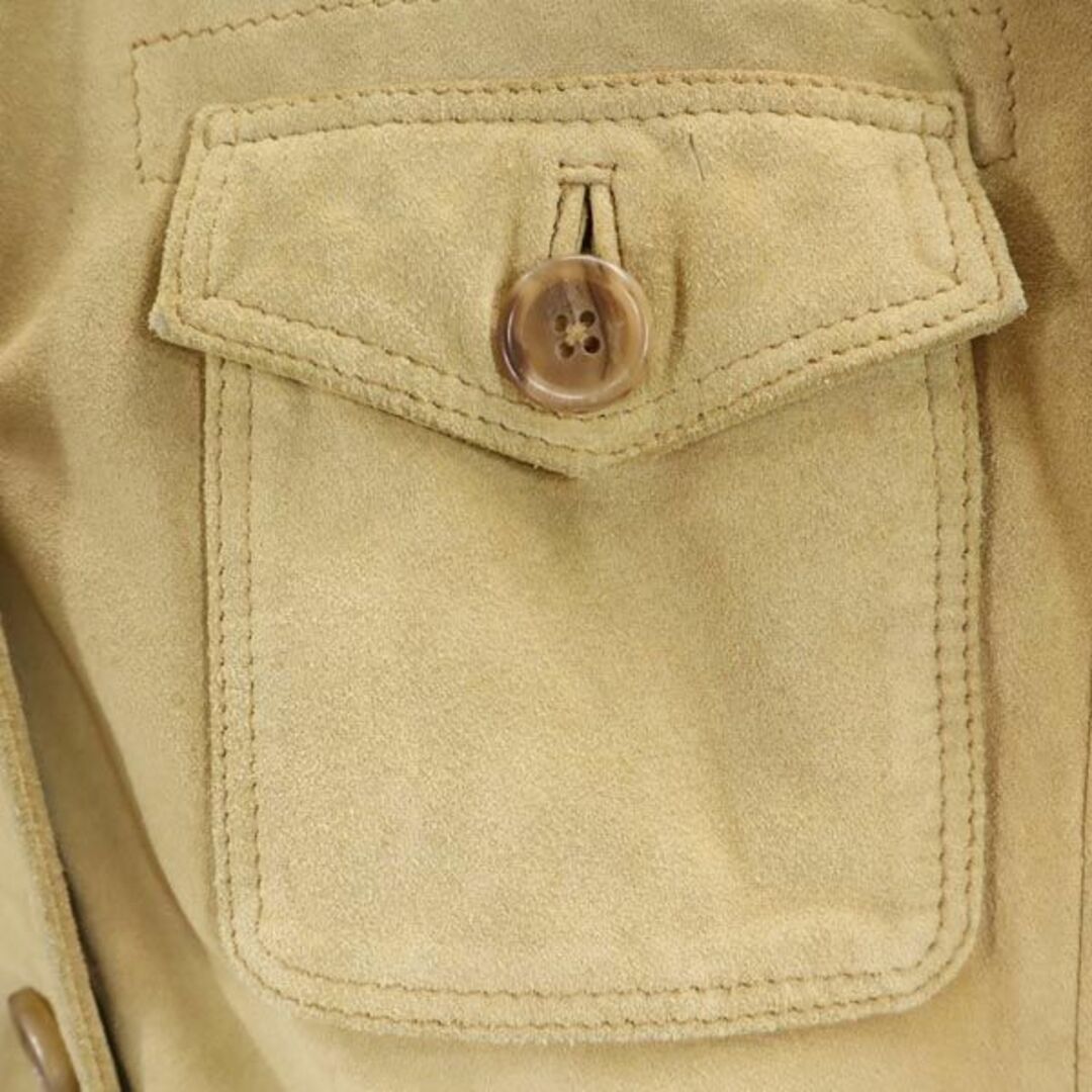J.Crew - ジェイクルー 牛革 スエード レザージャケット M ベージュ J