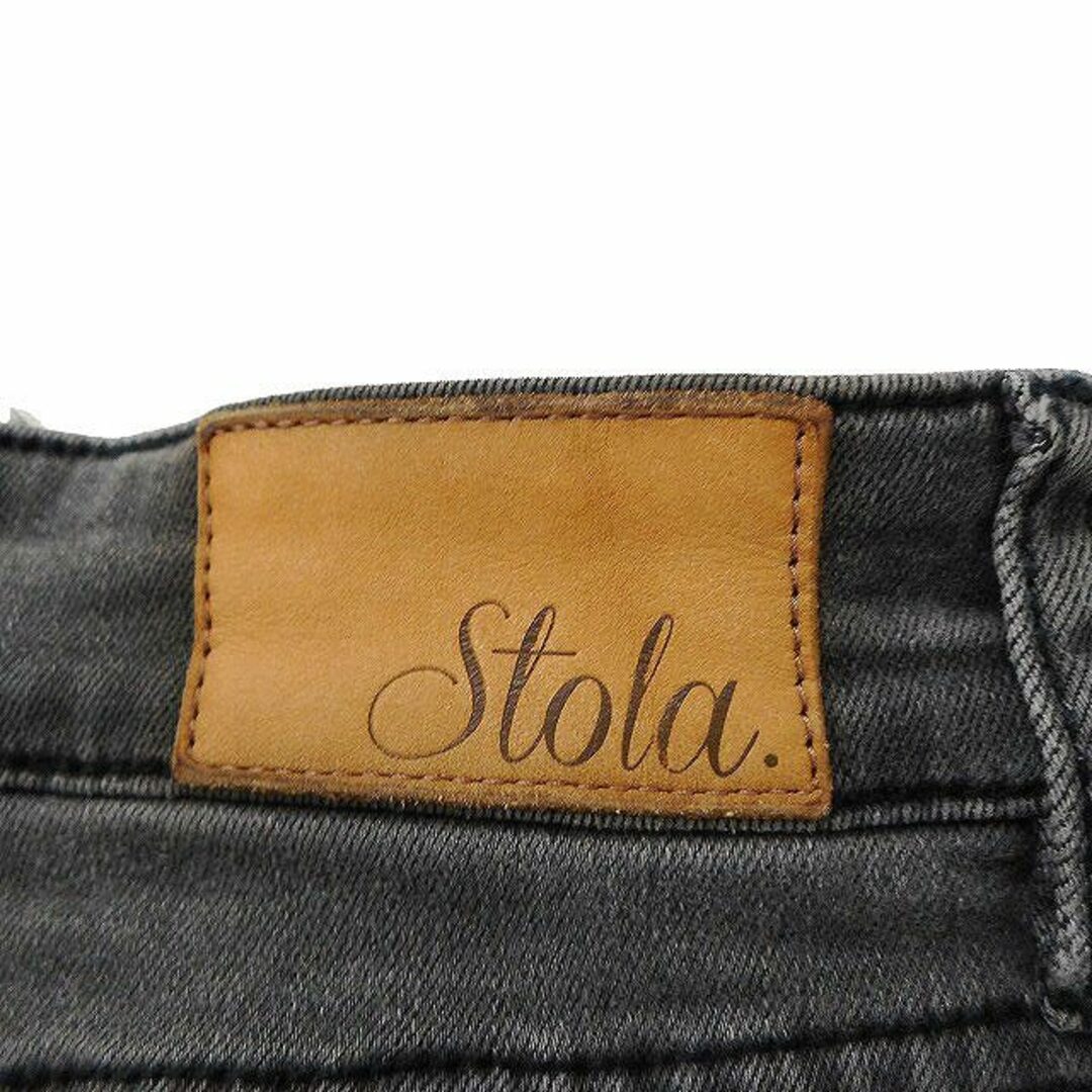 Stola.(ストラ)のストラ Stola. ストレッチ スリム パンツ ロング丈 デニム 無地 38 レディースのパンツ(その他)の商品写真