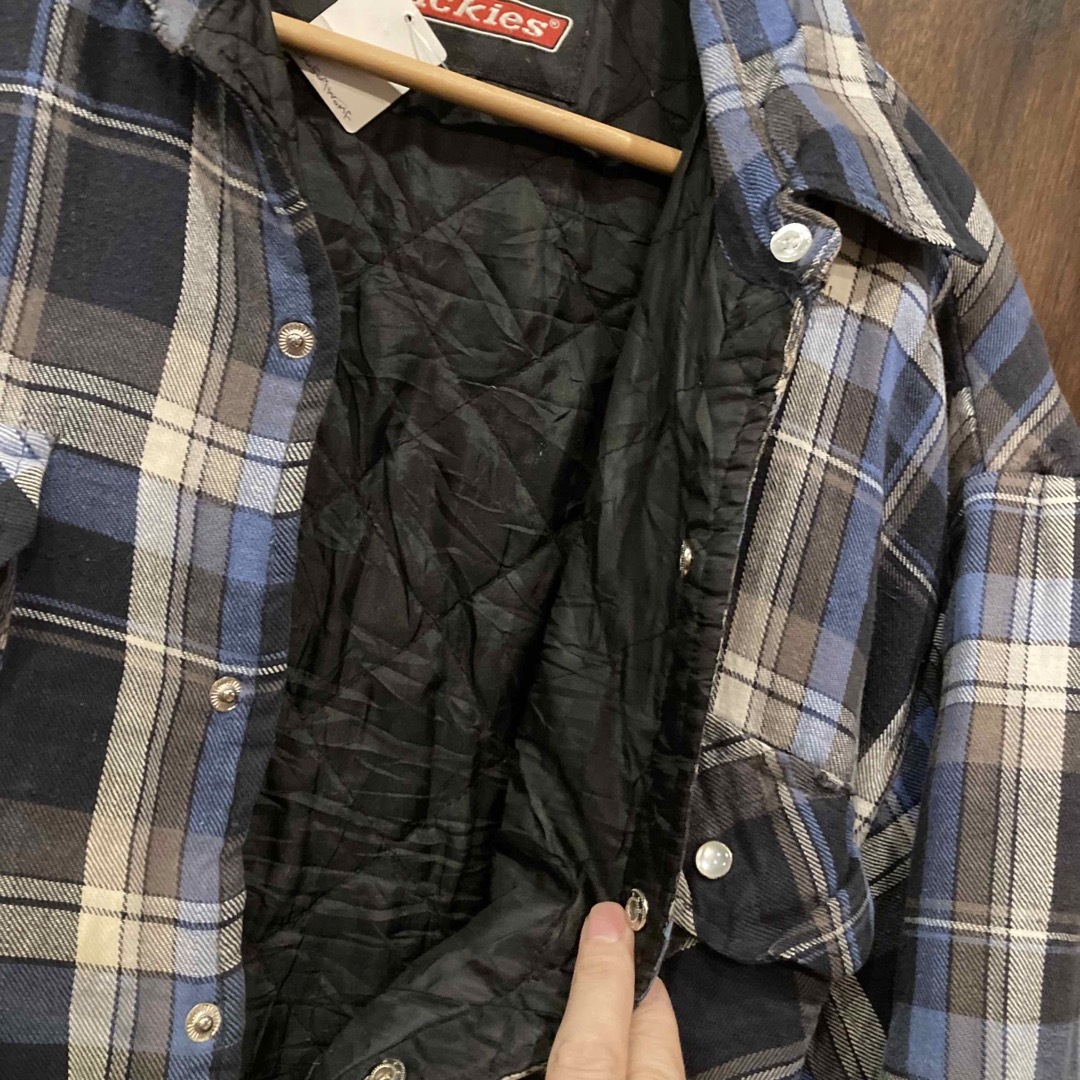 Dickies(ディッキーズ)のUSA古着 ディッキーズ Dickies ネルシャツ 中綿ネルシャツ Mサイズ メンズのトップス(シャツ)の商品写真