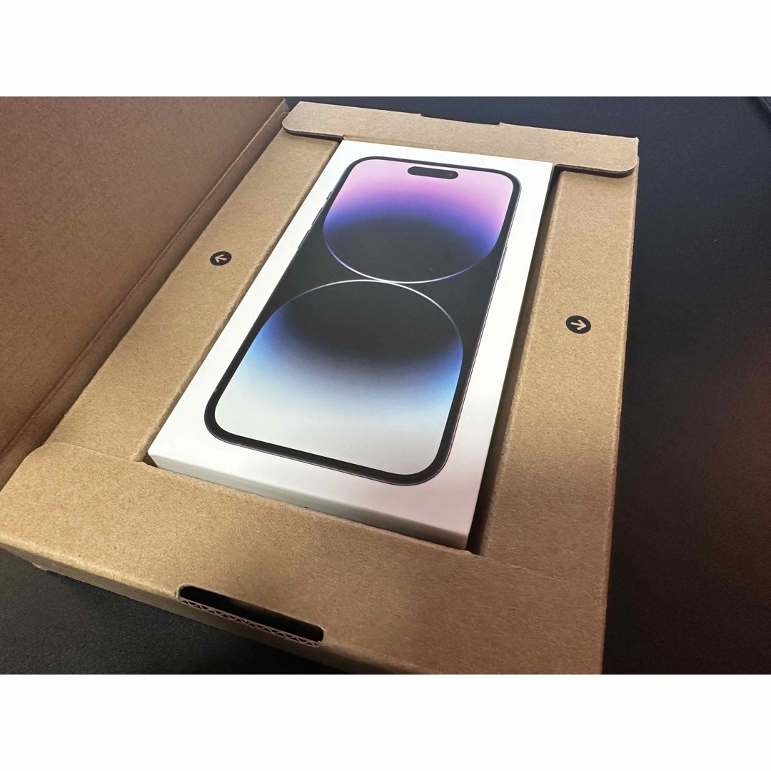 【超美品】iPhone 14 Pro 128GB ディープパープル SIMフリー 1