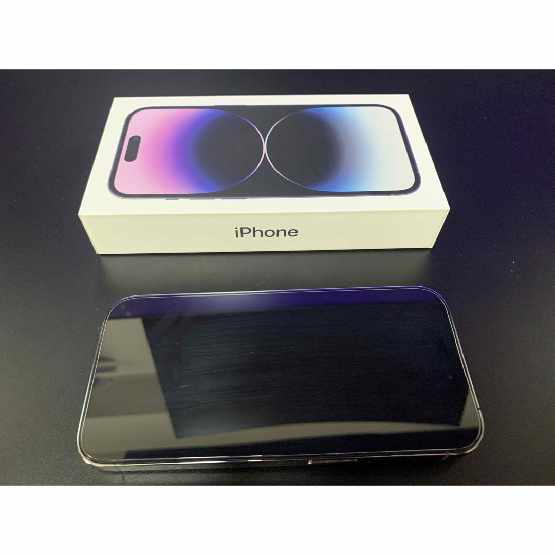 【超美品】iPhone 14 Pro 128GB ディープパープル SIMフリー 5