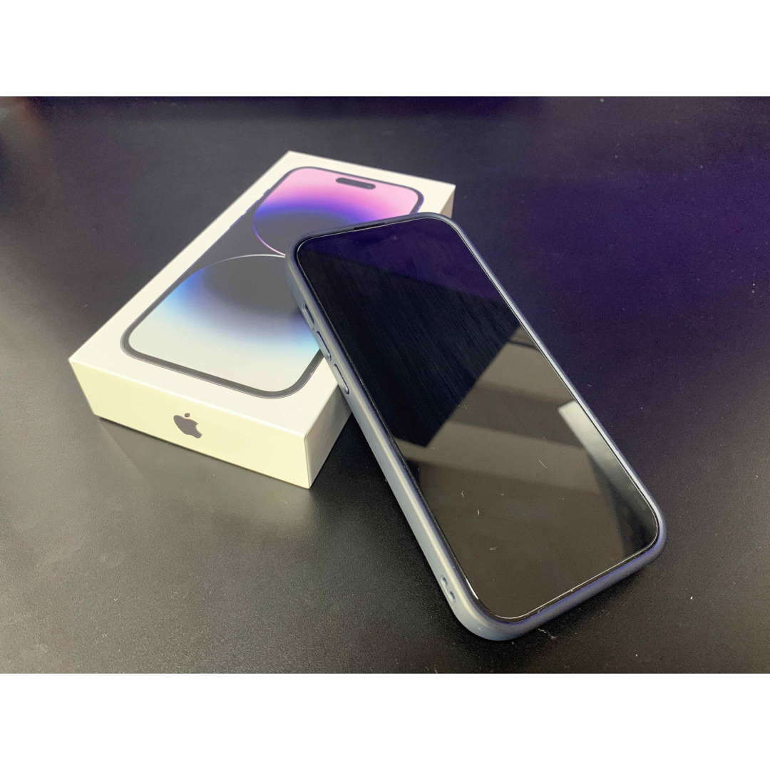 【超美品】iPhone 14 Pro 128GB ディープパープル SIMフリー 7