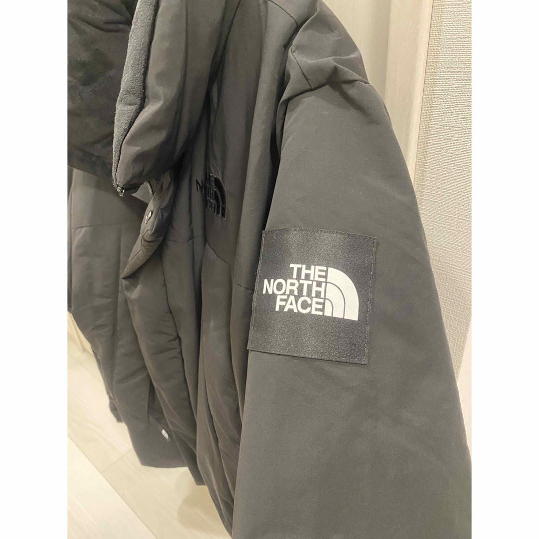 THE NORTH FACE - ノースフェイス ダウンジャケット 刺繍ロゴ 黒 M の