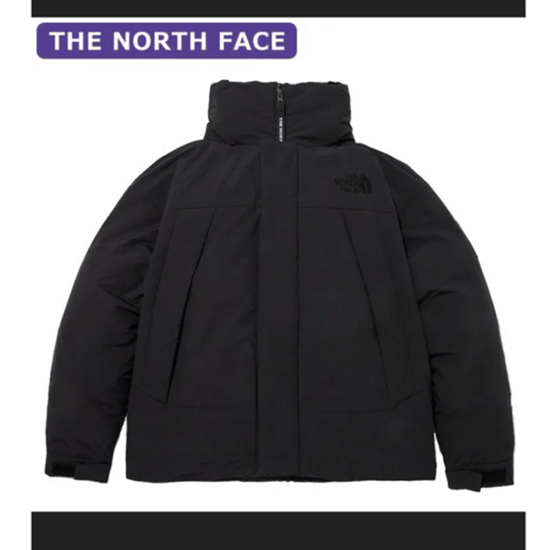 THE NORTH FACE - ノースフェイス ダウンジャケット 刺繍ロゴ 黒 M の