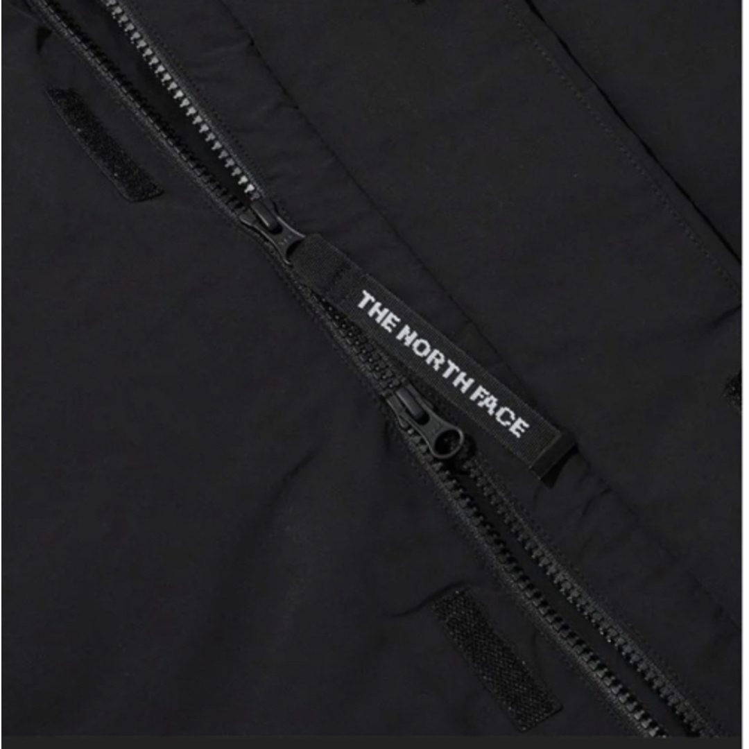 e21　【人気カラー】ノースフェイス　ブラック 中綿ジャケット 刺繍ロゴ