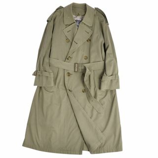 バーバリー(BURBERRY)のVintage バーバリー Burberrys コート トレンチコート 裏チェック ライナー付き アウター メンズ 36SHORT(S相当) カーキ(トレンチコート)