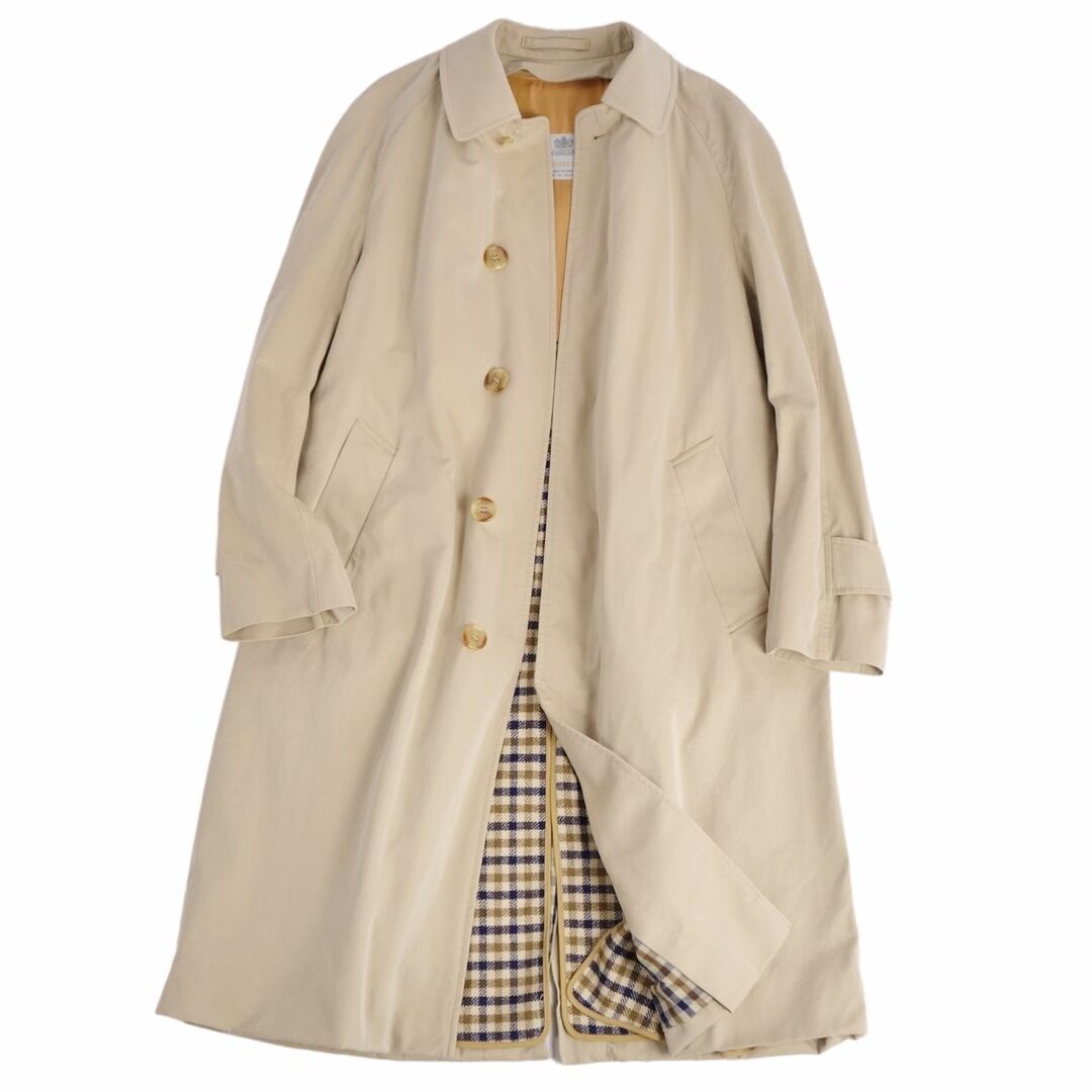 美品】Aquascutum アクアスキュータム ステンカラーコート 英国製-