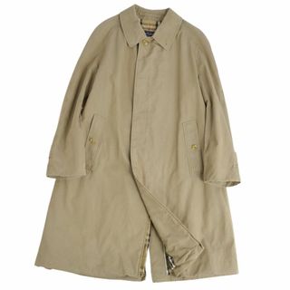 バーバリー(BURBERRY)のVintage バーバリー Burberrys コート ステンカラーコート バルマカーンコート 英国製 アウター メンズ SS カーキベージュ(ステンカラーコート)