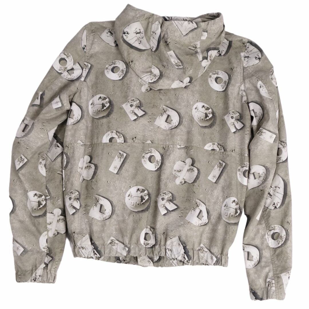 極美品 ディオールオム×ダニエル アーシャム DIOR HOMME ブルゾン パーカー 20SS ジップアップ 総柄 ロゴ柄 アウター メンズ 46(S相当) グレー 極美品 ディオールオム×ダニエル アーシャム DIOR HOMME ブルゾン パーカー 20SS ジップアップ 総柄 ロゴ柄 アウター メンズ 46(S相当) グレー
