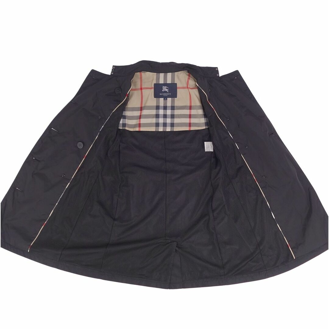 BURBERRY(バーバリー)のバーバリー ロンドン BURBERRY LONDON コート トレンチコート ナイロン アウター レディース 38(M相当) ブラック レディースのジャケット/アウター(トレンチコート)の商品写真