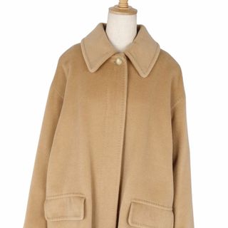 極美品】MaxMara マックスマーラ ショートコート ワインレッド 40-