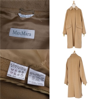極美品 マックスマーラ Max Mara コート ロングコート ステンカラー 
