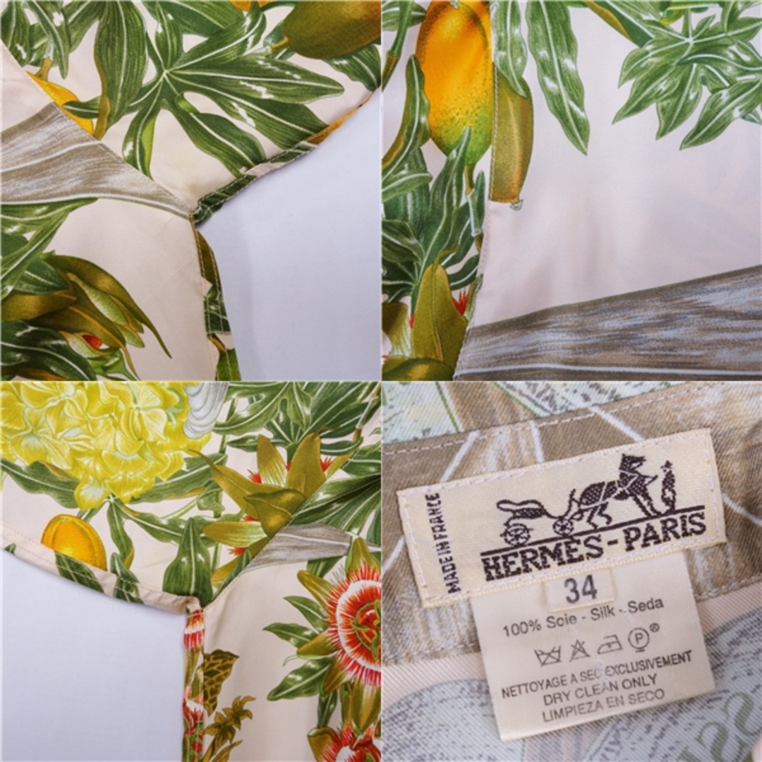 HERMES - Vintage エルメス HERMES シャツ ブラウス ロング HERMES - Vintage エルメス HERMES シャツ ブラウス ロング
