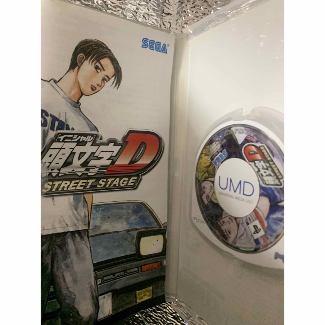 PlayStation Portable(プレイステーションポータブル)の頭文字D STREET STAGE（PSP the Best） PSP 中古 エンタメ/ホビーのゲームソフト/ゲーム機本体(携帯用ゲームソフト)の商品写真