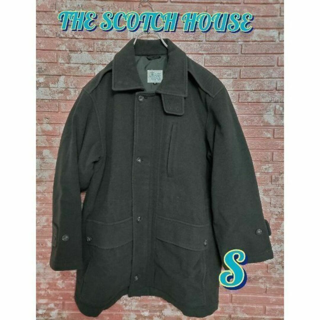 THE SCOTCH HOUSE ザスコッチハウス ハーフウールコート グレーS | フリマアプリ ラクマ The scotch house ザ スコッチハウス コート