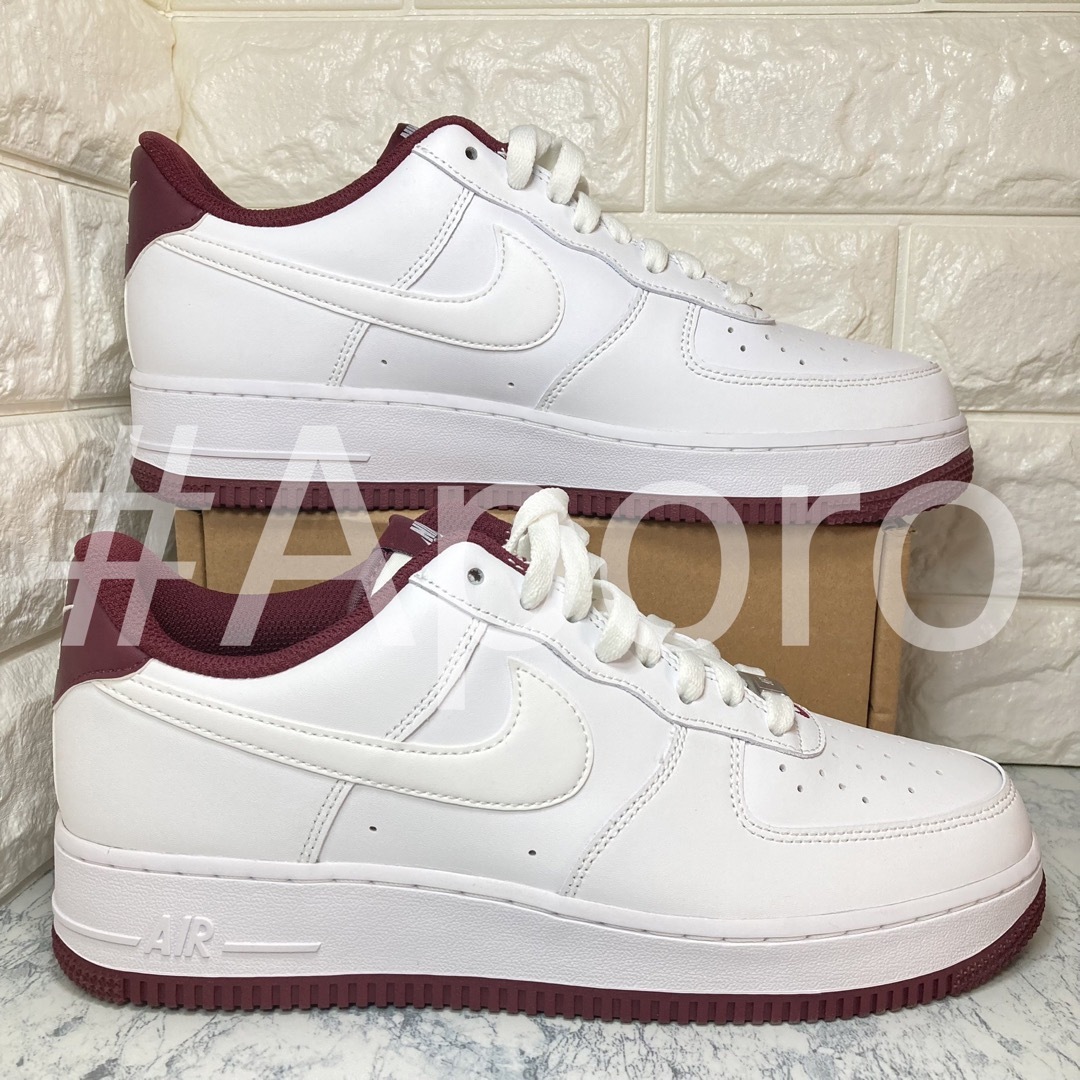 ナイキ エアフォース1 NIKE AIR FORCE 1 バーガンディ 27