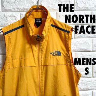 ザノースフェイス(THE NORTH FACE)のザノースフェイス　フルジップベスト　刺繍ロゴ　メンズSサイズ(ベスト)