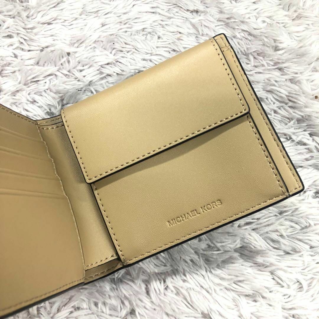 ♩ 新品 MICHAEL KORS マイケルコース 折り財布 ブラウン ピンク