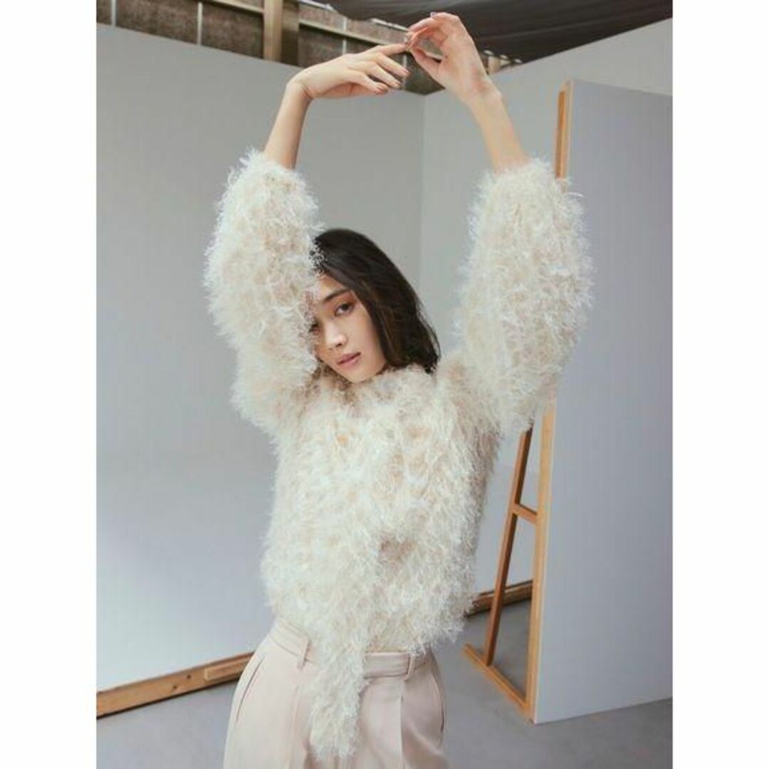 【新品】FRAY I.D シアーボウタイブラウス IVR フリー 限定