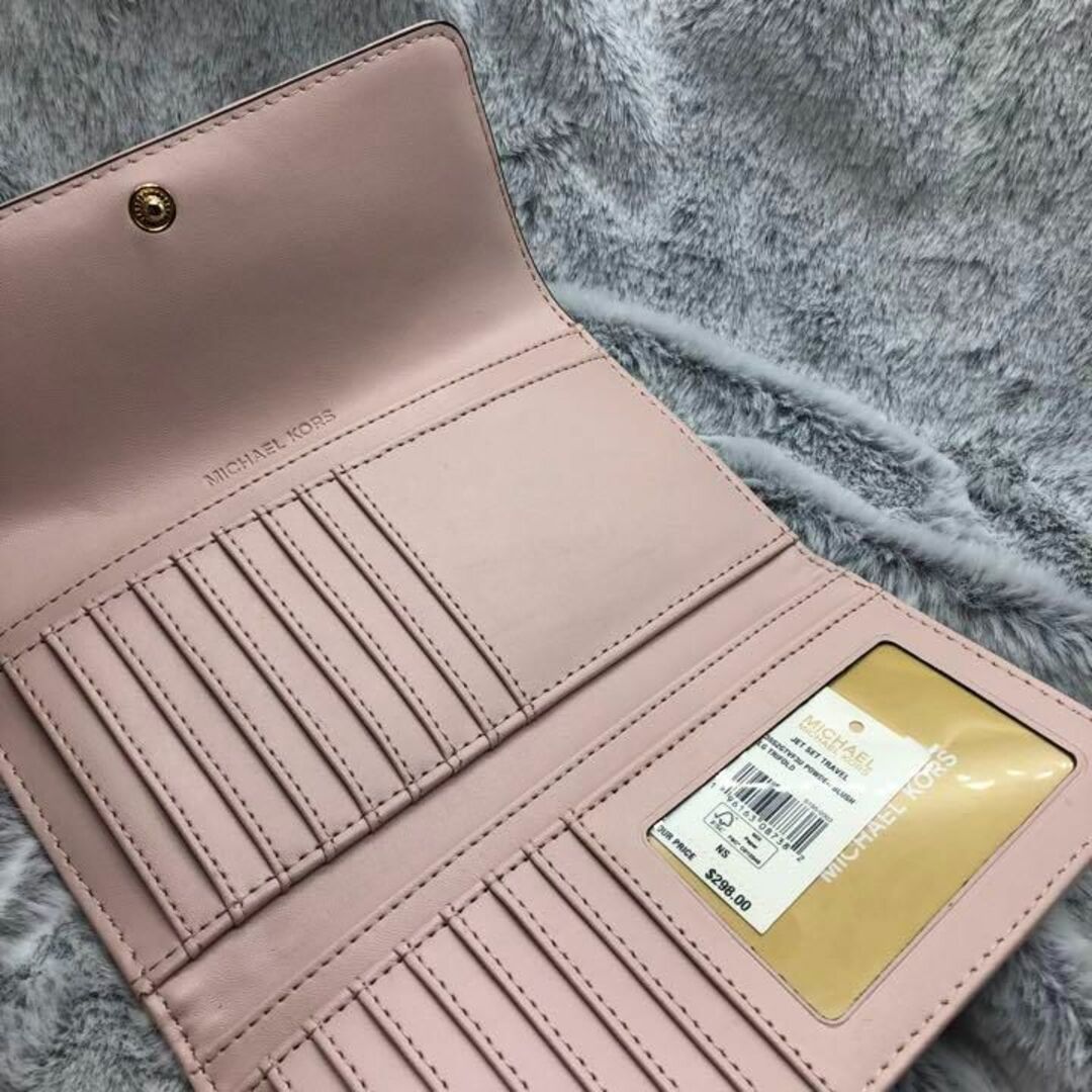 ⭐MICHAEL KORS⭐マイケルコース⭐新品 キルティング長財布 ピンク