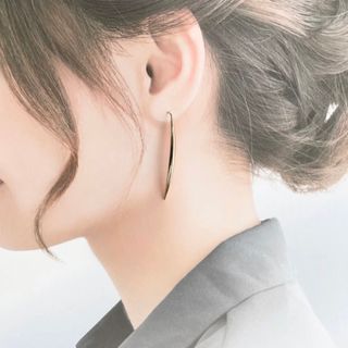 メタルピアス　シルバー(ピアス)