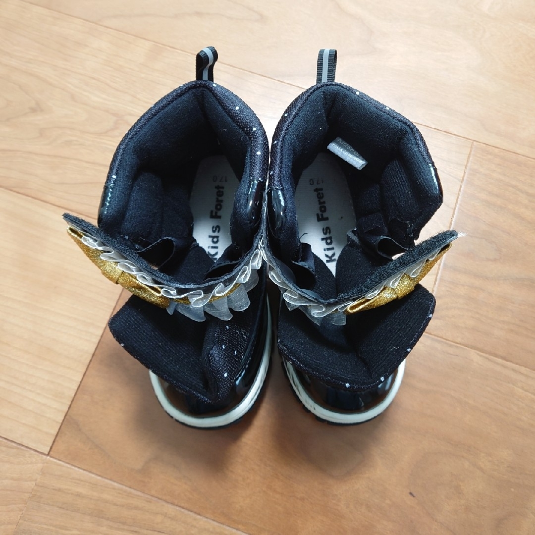 スノーブーツ　16〜17センチ キッズ/ベビー/マタニティのキッズ靴/シューズ(15cm~)(ブーツ)の商品写真
